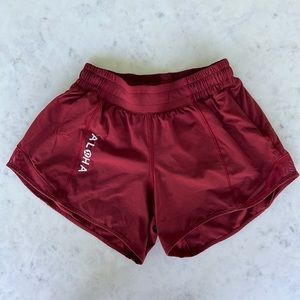 RARE Lululemon Hotty Hot shorts